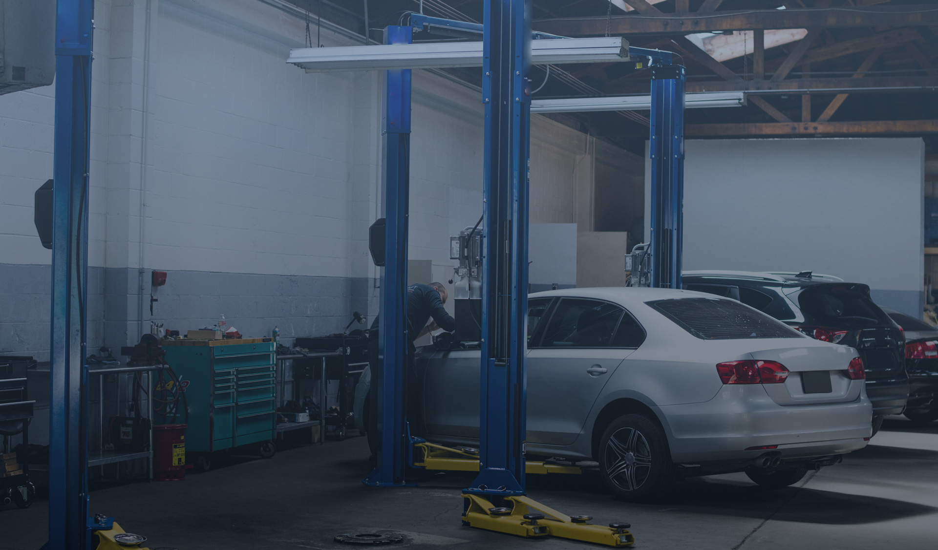 automobile car repair shop